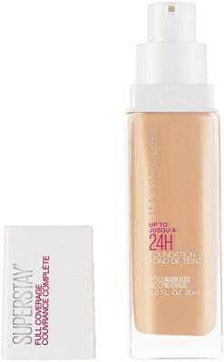 MAYBELLINE Superstay Full Coverage Foundation Warm Nude 128